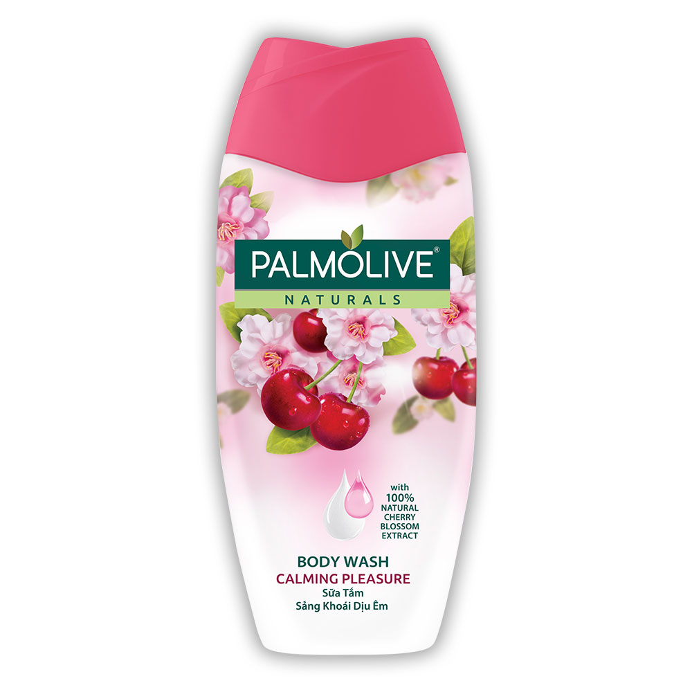 Bộ 2 Sữa tắm Palmolive sảng khoái dịu êm 100% chiết xuất từ hoa anh đào 200g