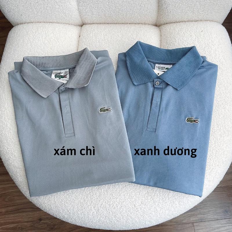 Váy polo nữ suông lacos dáng dài đầm polo dài xanh cá sấu