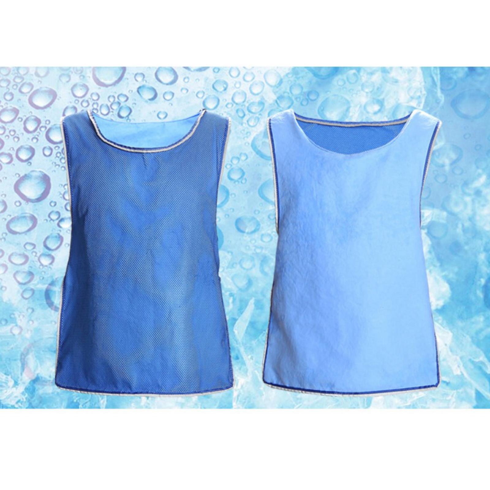 Fast Cool Summer High Temperature Protective Cooling Cold Shirt Ice Vest Men
