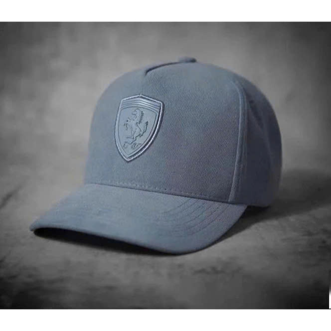 Nón kết, mũ lưỡi trai thể thao xe Ferrari phối vải kaki đẹp form chuẩn thời trang (Ảnh thật)