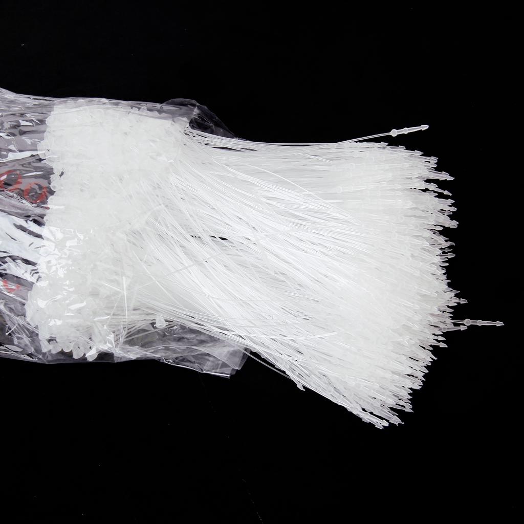 5000Pcs 5 '' Plastic Tag Line Tagging Tie for Jewelry Garment