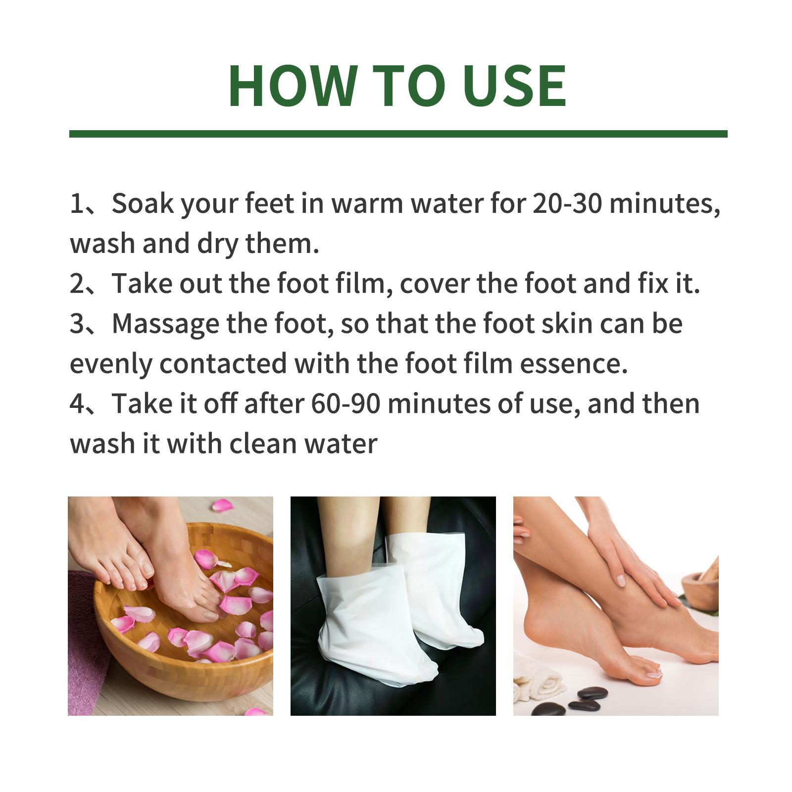 South Moon Nail Repair Foot Mask Manicure Repair Onychomycosis Bright Nail Foot Cracked Exfoliation