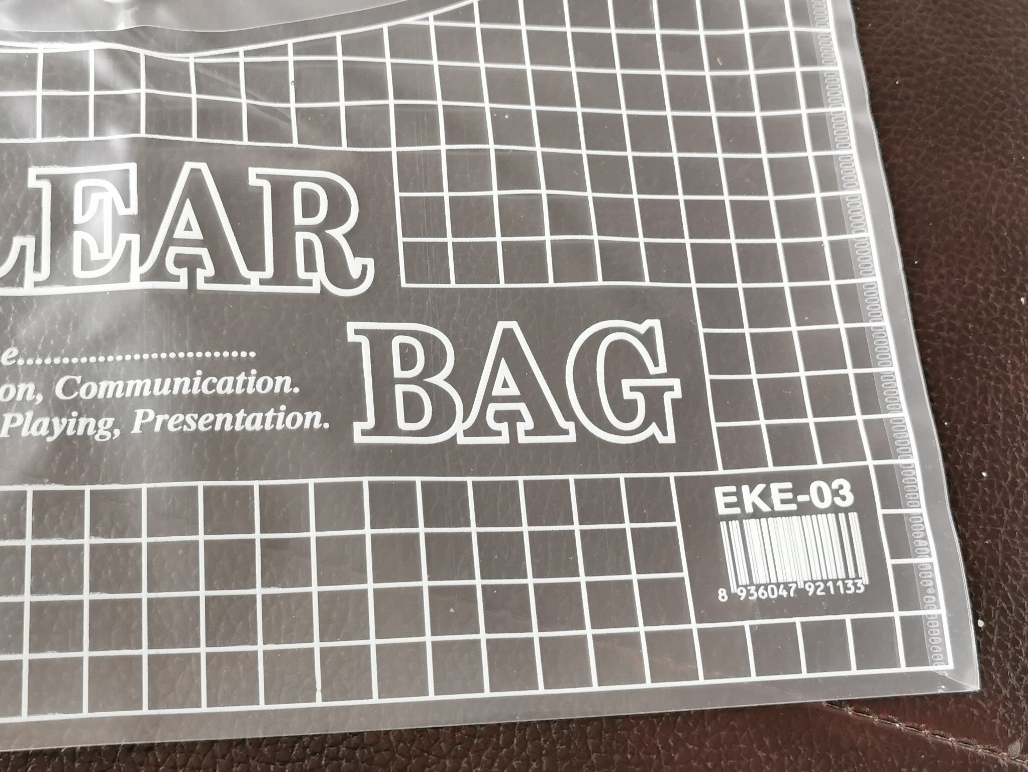 Bộ 12 túi cúc đựng tài liệu Clear Bag EKE loại mỏng mã EKE_03