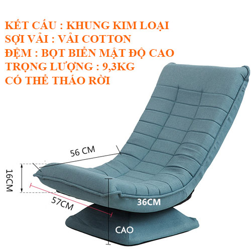 Ghế thư giãn, ghế mặt trăng xoay 360 bệt tựa phục vụ nghỉ ngơi thư giãn - A06