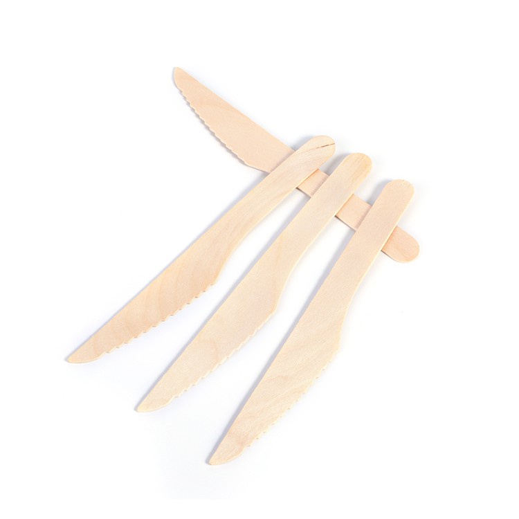 10 Cái Dao Gỗ 16cm Dùng Cắt Bánh Kem, Cắt Thức Ăn Dùng 1 Lần An Toàn Vệ Sinh Bảo Vệ Môi Trường - Egreen Dùng 1 Lần