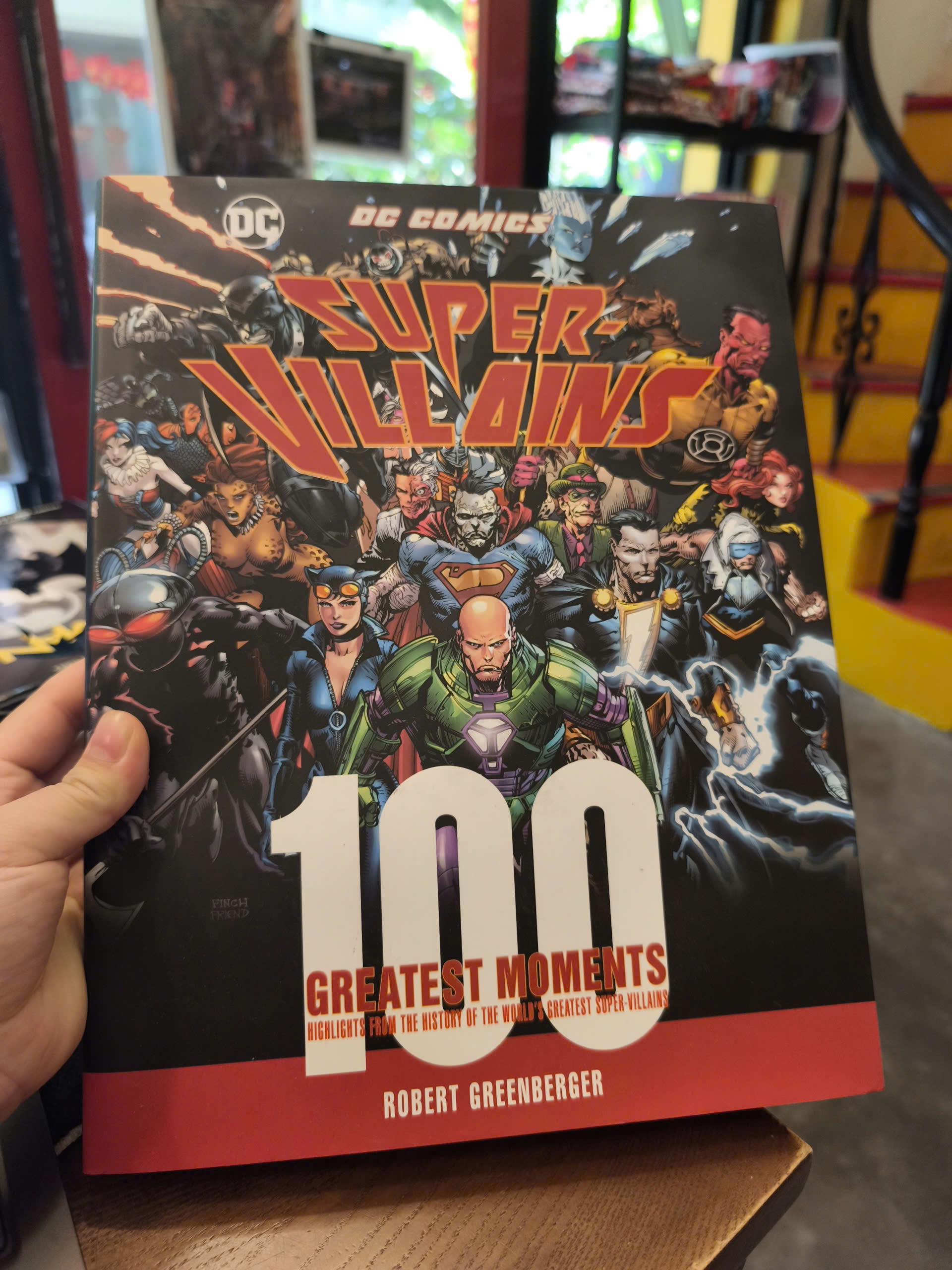Sách - DC Comics Super-Villains: 100 Greatest Moments | Hardcover Graphic Novels / Truyện tranh