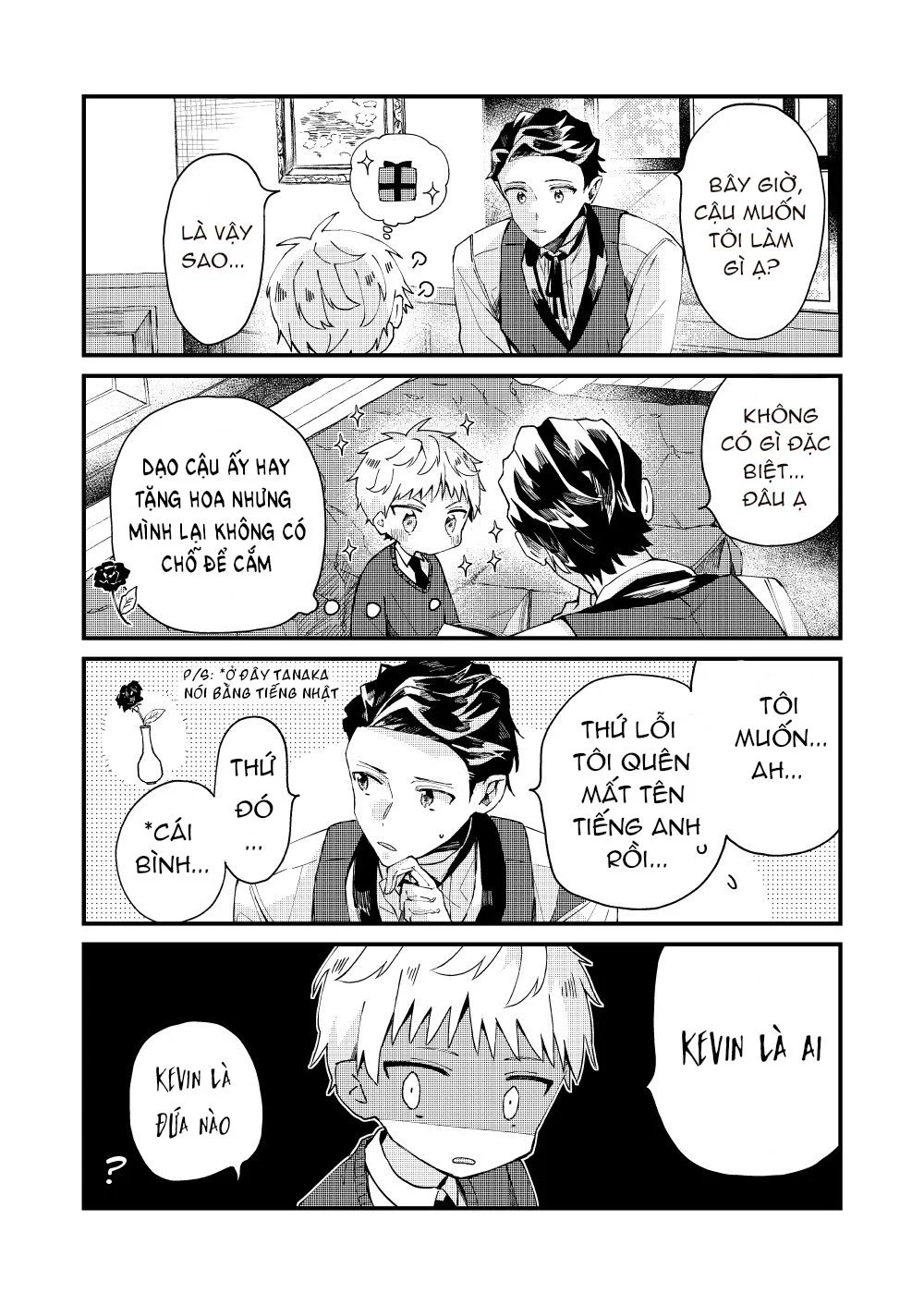 nhóc tóc vàng và chàng quản gia người nhật chapter 1.3 7