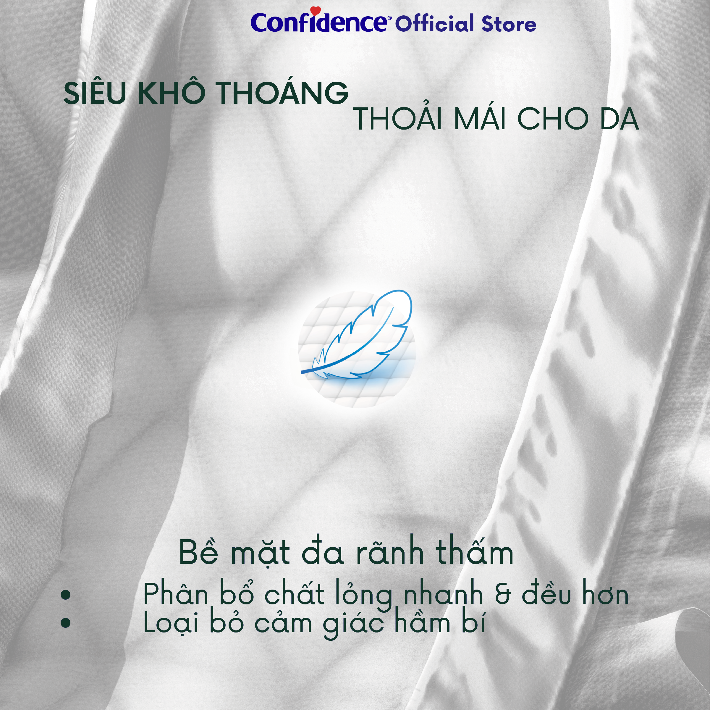 Combo 2 Tã dán người lớn CONFIDENCE CLASSIC DAY size M/L gói 15 miếng