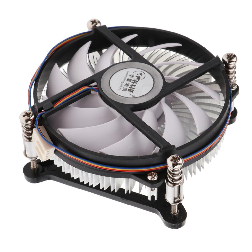 4 Pin Computer CPU Cooling Cooler PWM Fans Case Quiet Heatsinks 90x90mm