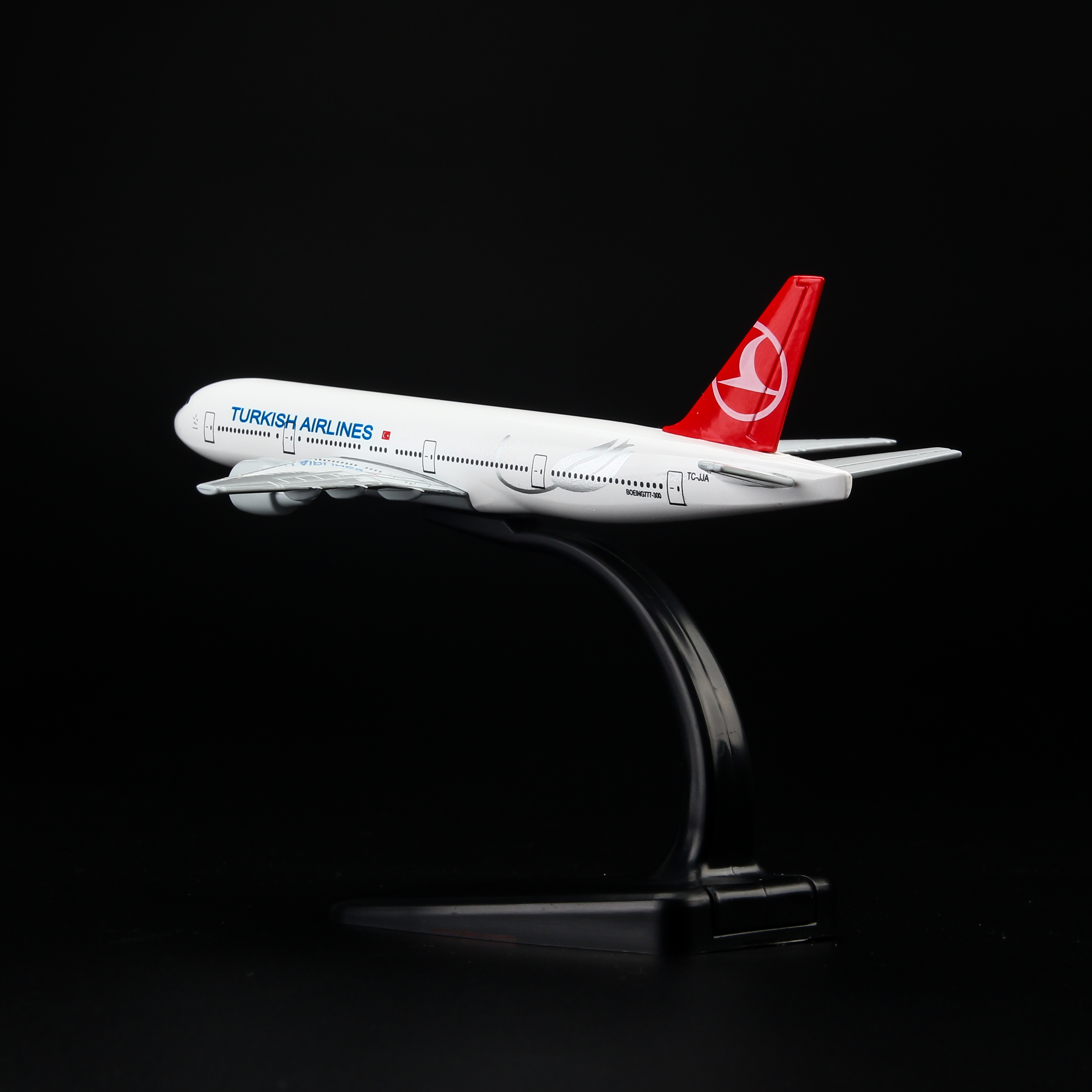 Mô Hình Máy Bay Trưng Bày Boeing 777 Turkish Airlines Everfly (Trắng)