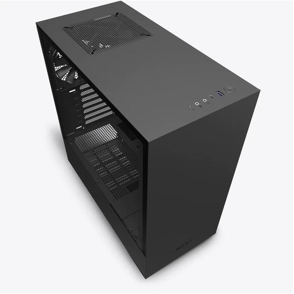 Vỏ Case Máy Tính NZXT H510 Màu Đen Sần - Hàng Chính Hãng