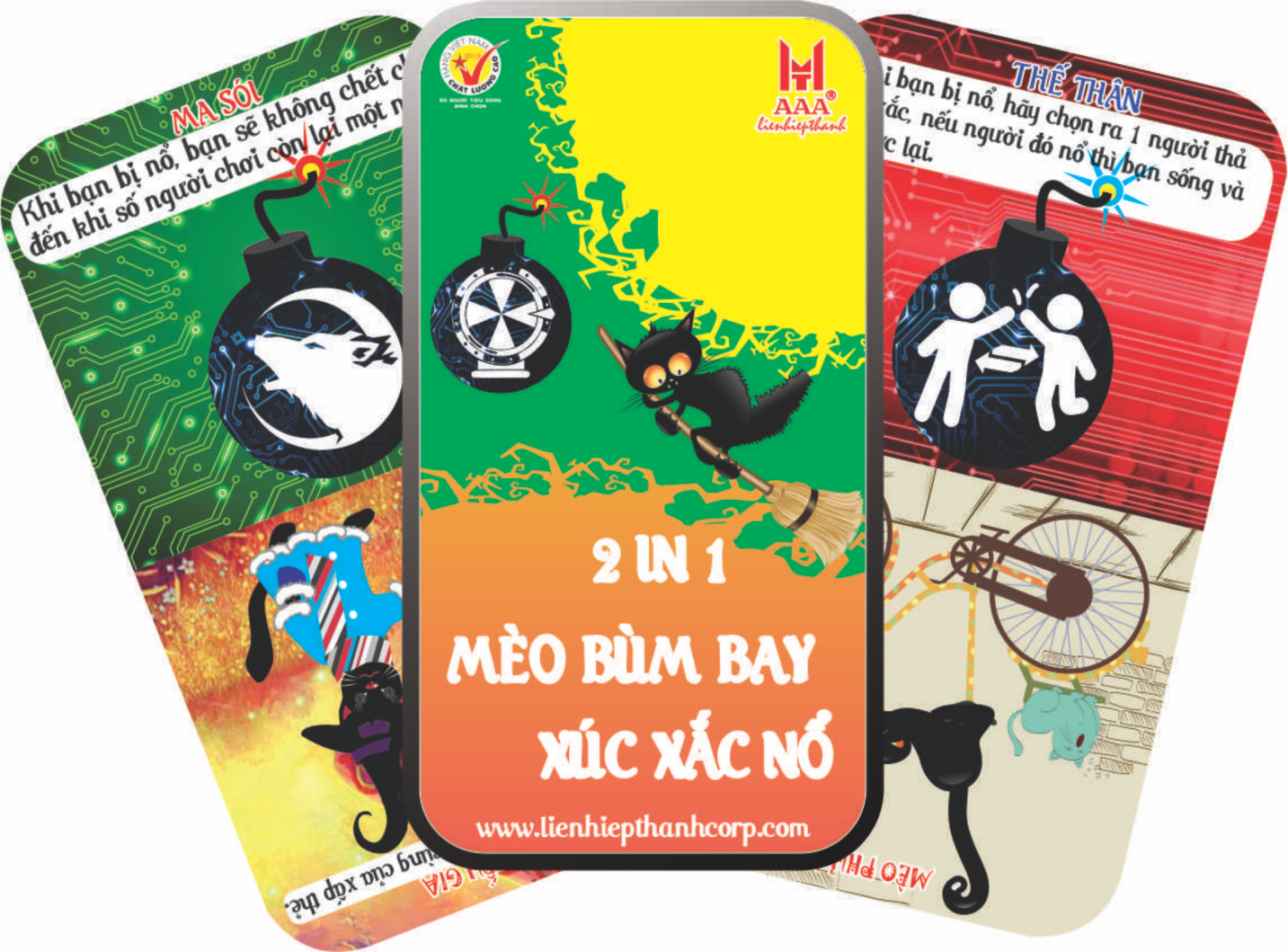 Thẻ Mèo Bùm-Xúc Xắc Nổ