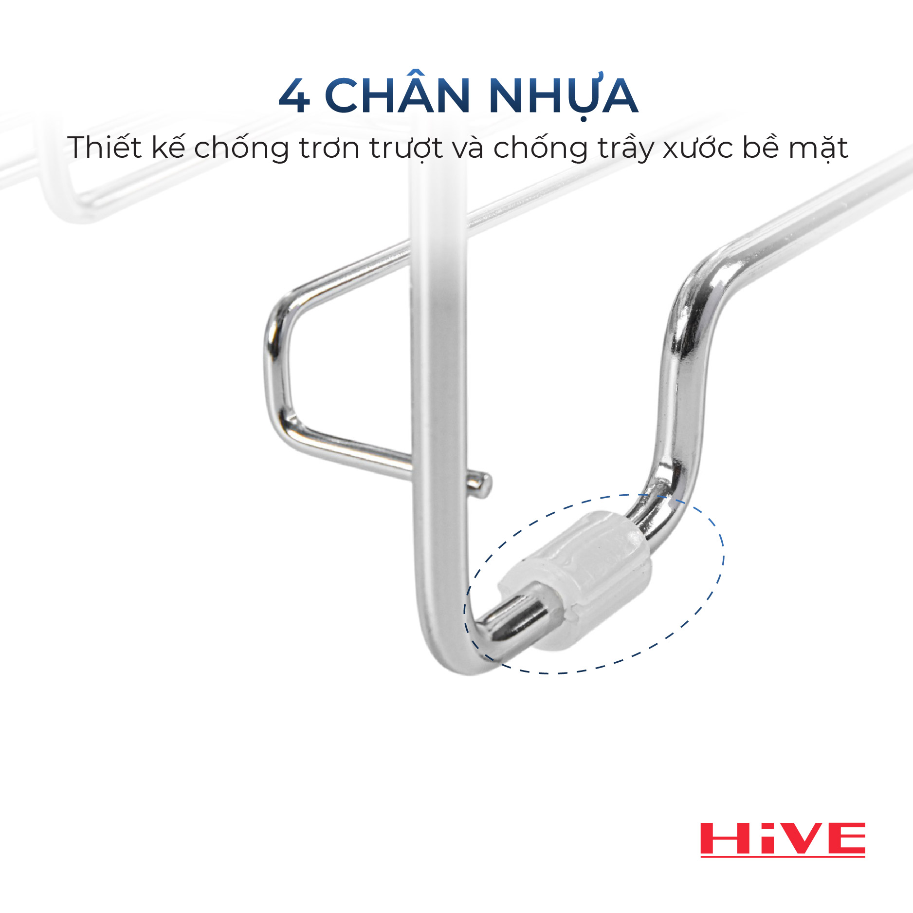 Kệ (giá) để chén bát HiVE DG Big 2 tầng inox 304