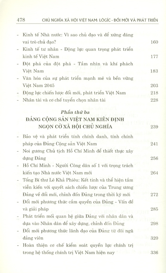 Chủ Nghĩa Xã Hội Việt Nam Lôgic Đổi Mới Và Phát Triển