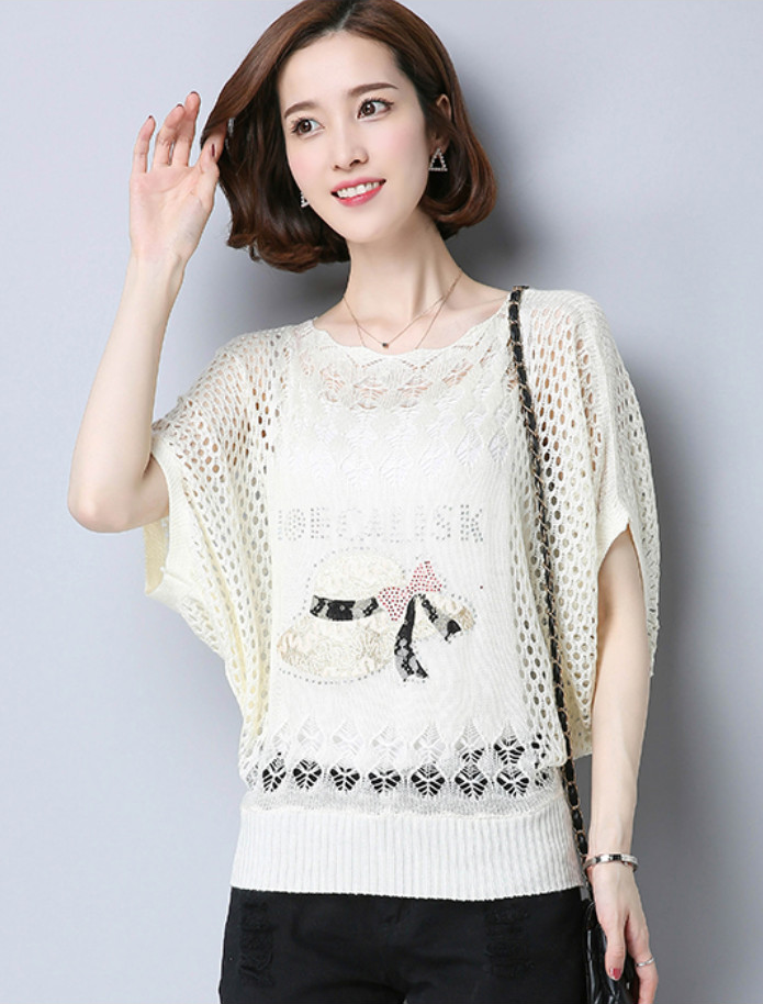 Áo Len Nữ Tay Lửng Nhẹ One Size 40-50Kg ALN023 MayHomes - Hat
