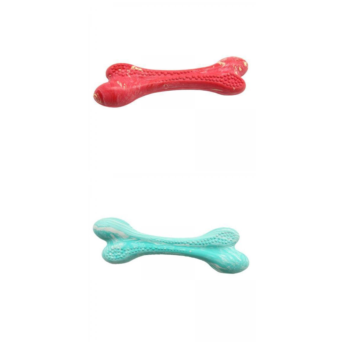 2x Dog Chews Toys Tooth Cleaning for Medium Large Dental Care