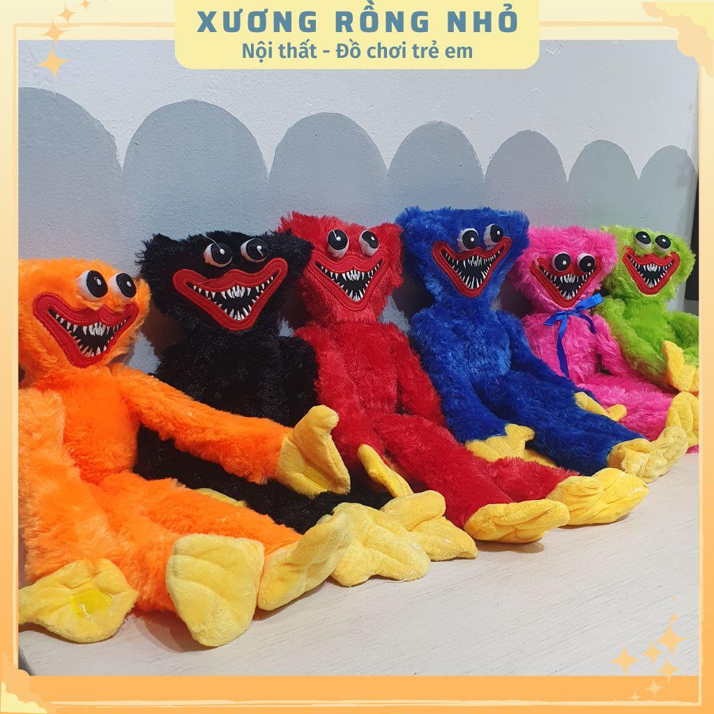 Thú Bông Huggy Wuggy Lông Mịn 40cm - nhân vật game Poppy Playtime đáng yêu cho bé