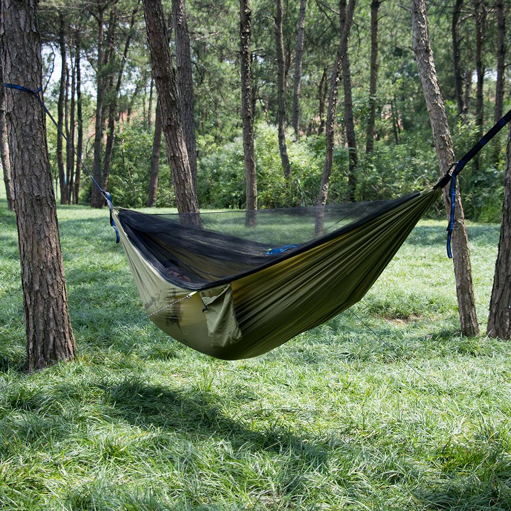 Võng Với Muỗi Lưới Võng Lỗi Lưới 290*140CM Di Động Võng Nhẹ Võng Cho Cắm Trại Đi Bộ Đường Dài Ba Lô Ngoài Trời