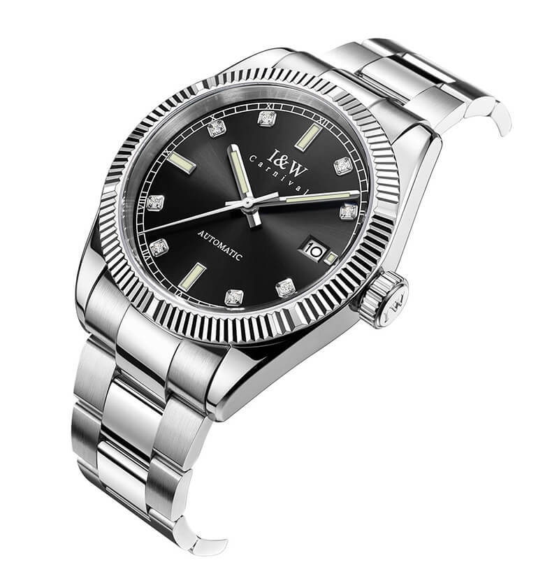 Đồng hồ nam chính hãng IW CARNIVAL IW786G-5,kính sapphire,chống xước,chống nước 50m,Bh 24 tháng,máy cơ (automatic)