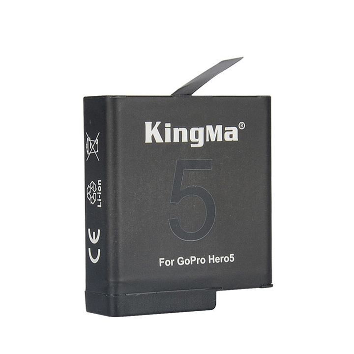 Pin sạc KingMa dung lượng 1220mAh cho GoPro Hero 5 6 Kèm hộp pin  - Hàng chính hãng