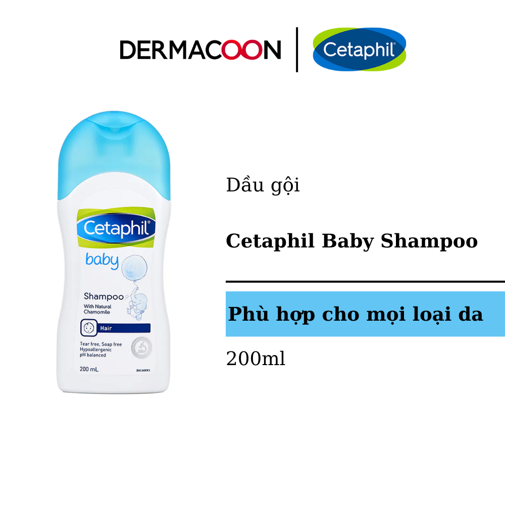 Dầu gội dịu lành cho bé Cetaphil Baby Shampoo 200ml