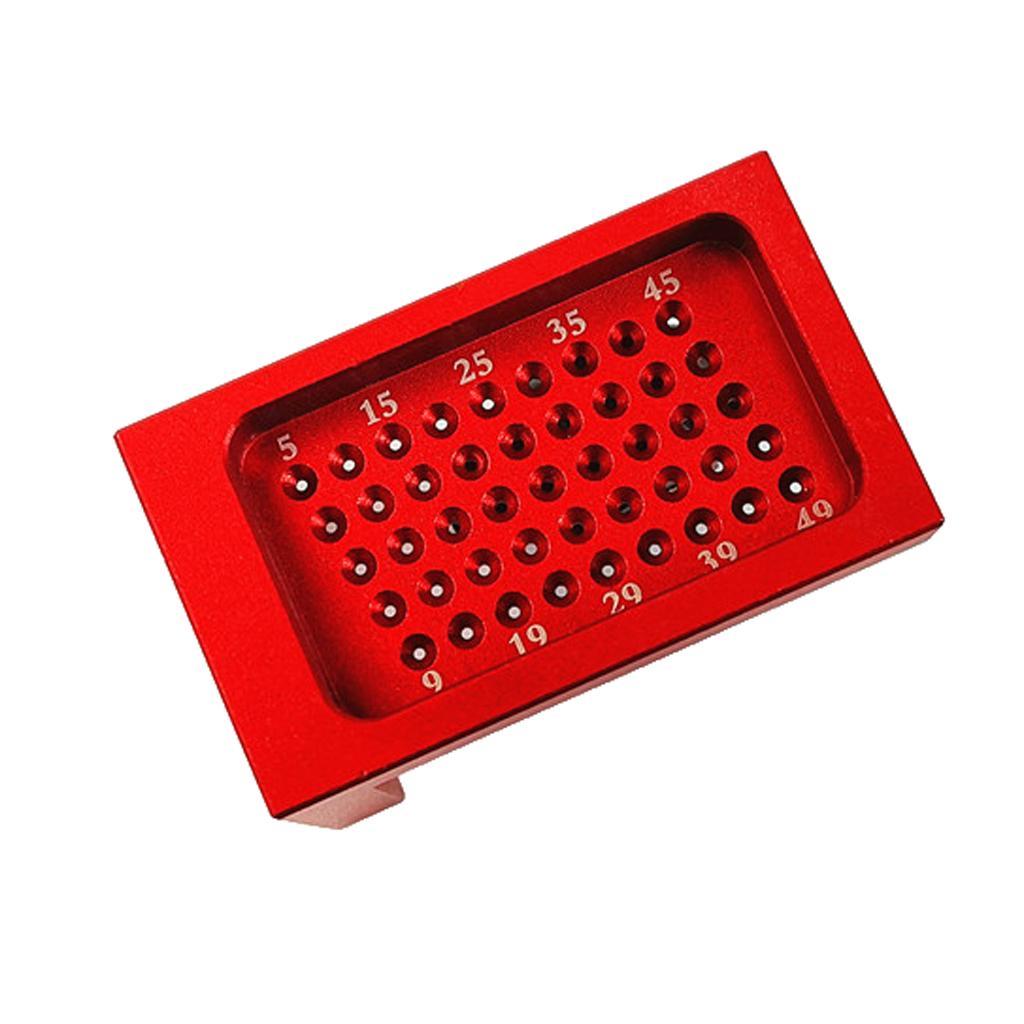 Durable Metal T-Shaped Cave Ruler Straight Guide Ruler Wood Marking Gauge