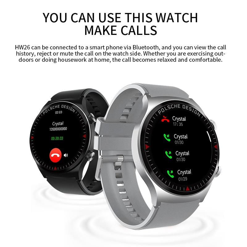 Đồng Hồ Thông Minh Lykry HW26 Màn Hình Tròn 1.35 inch Theo Dõi Nhịp Tim /Cuộc Gọi Bluetooth Chống Nước IP67