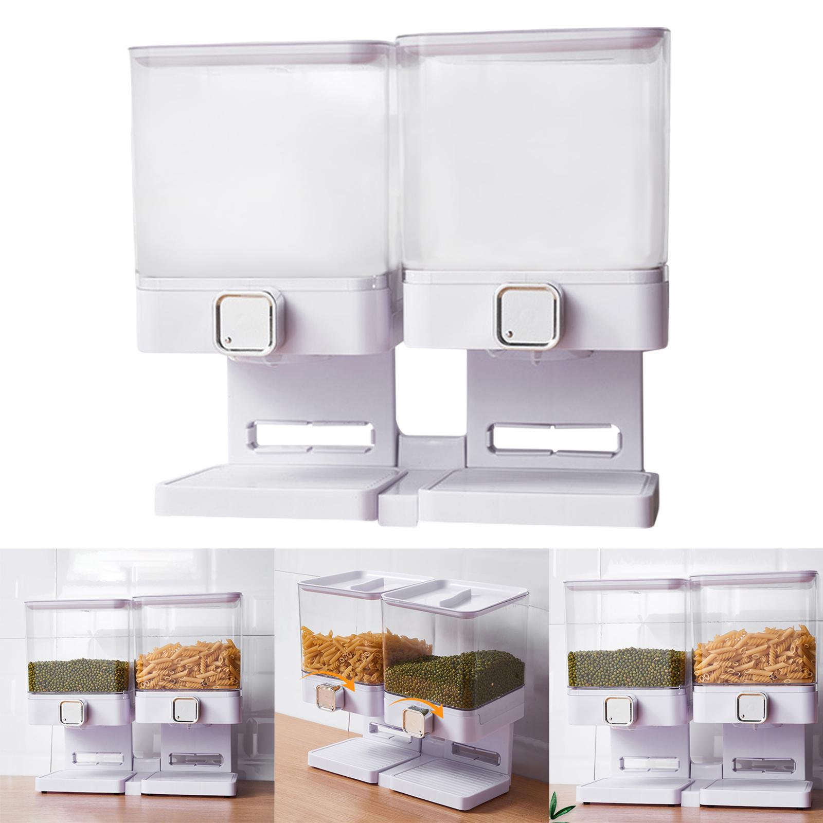 Compact Indispensable Designer Dry Food Dispenser for Kitchen Storage Tools