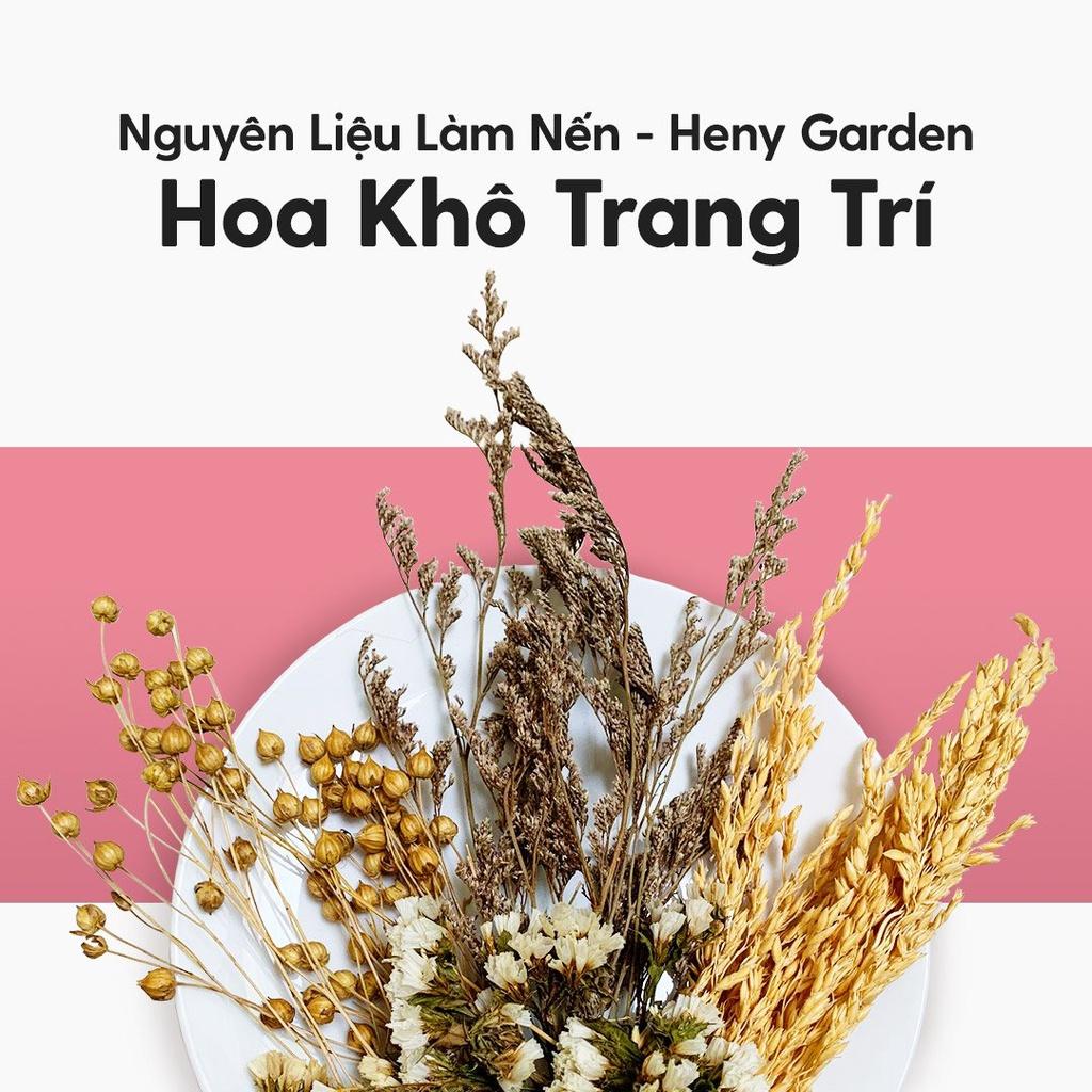 Hoa Trang Trí Nến Thơm Decor Nguyên Liệu Tự Làm Nến Tại Nhà (Nhiều Phân Loại) Heny Garden