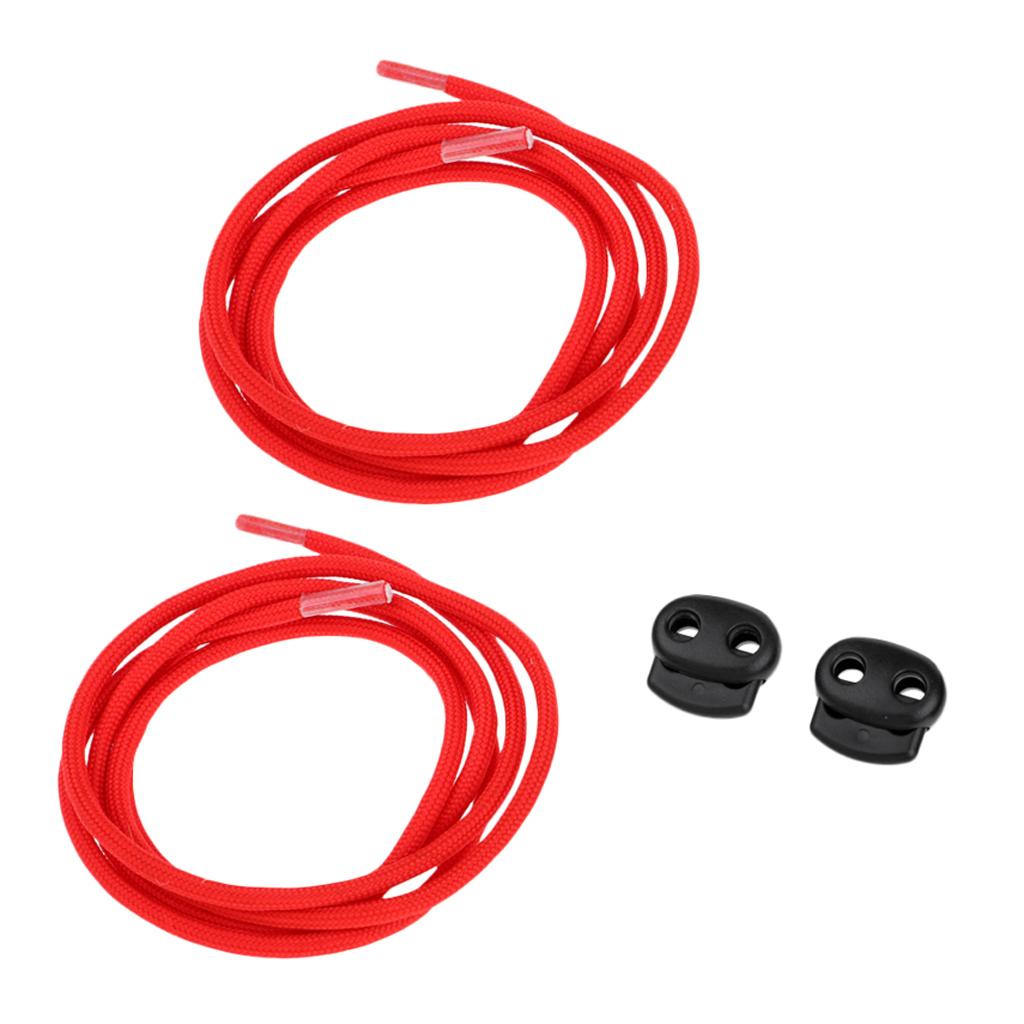 7-Strand Shoe Laces Shoelaces Fire Starter Emergency Survival Red