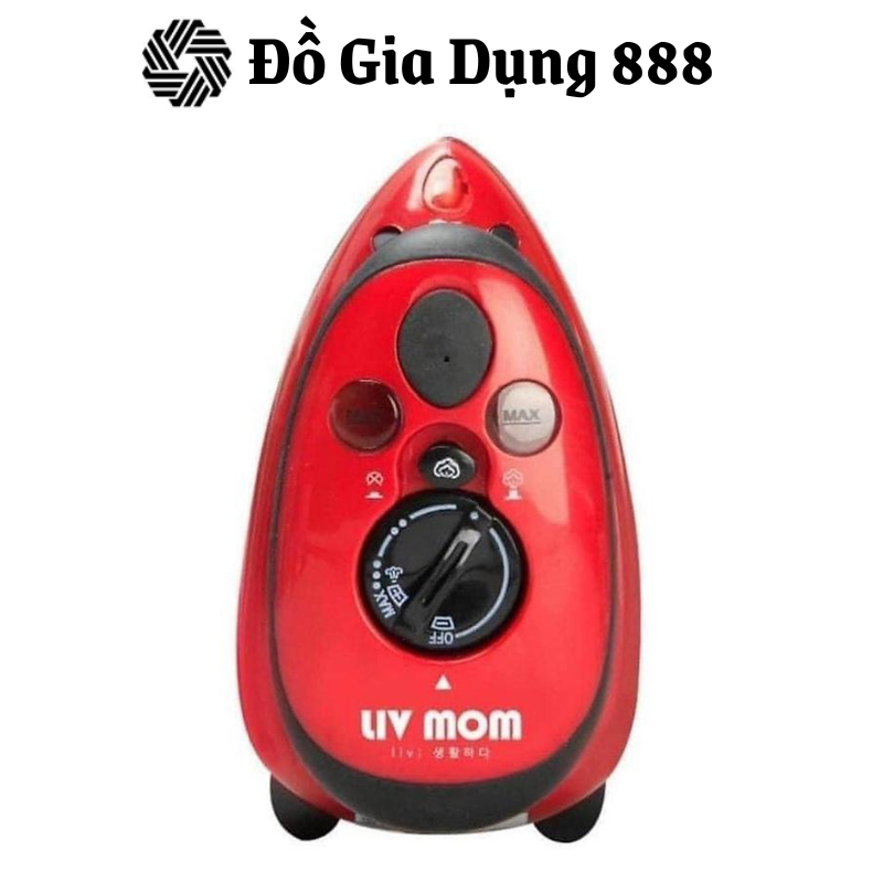 Bàn Là Hơi Nước Mini Cầm Tay Không Dây LIVMOM, Bàn Là Du Lịch, 3 Mức Nhiệt, Nhập ĐỨc, BH 12 Tháng