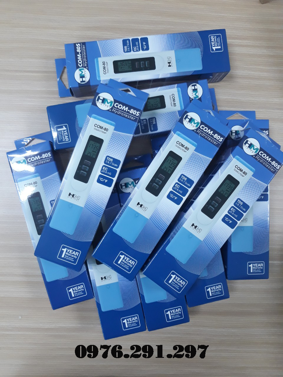 Bút đo dinh dưỡng - Bút đo TDS và EC trong nước Com80 - HMDigital Mỹ