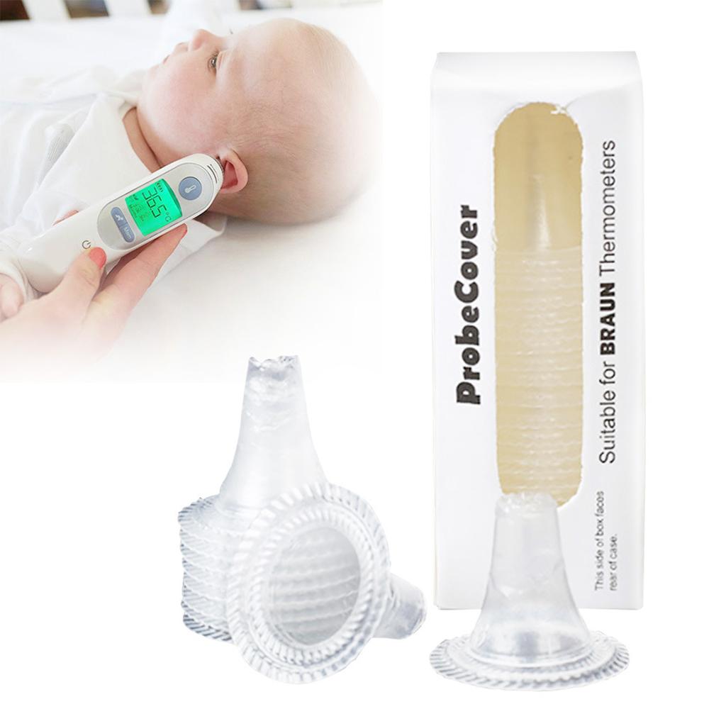 20pcs Disposable Ear Thermometer Covers, Replacement Lens Filters Probe Covers Digital Thermometers Cover Caps