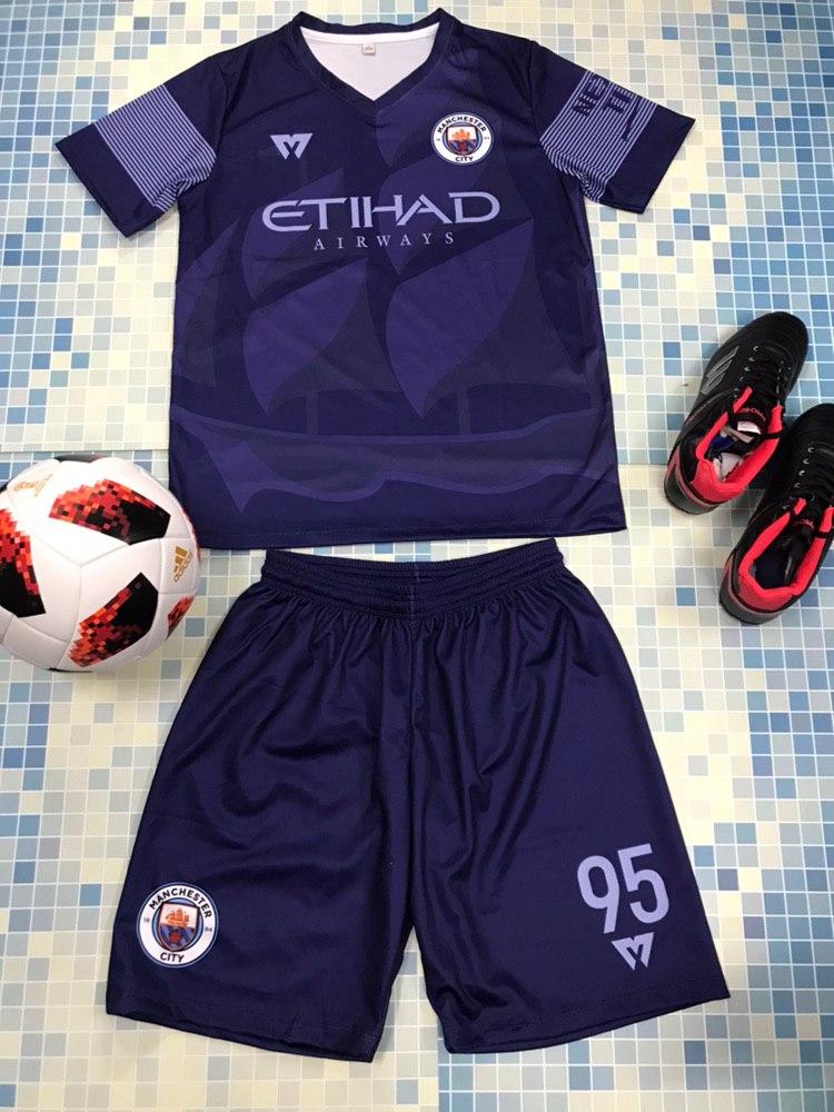 Áo bóng đá đẹp, áo đá bóng và áo đá banh CLB Manchester City BD053
