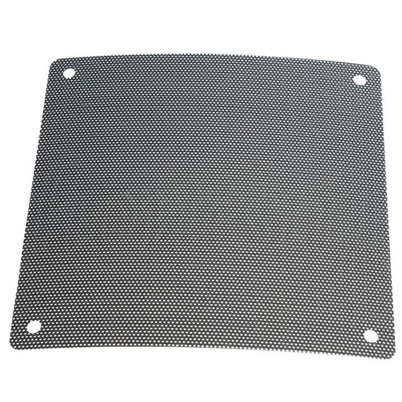 5 Cái/lốc 120Mm Có Thể Cắt Nhựa PVC Đen PC Quạt Lọc Bụi Vỏ Chống Bụi Máy Tính Lưới