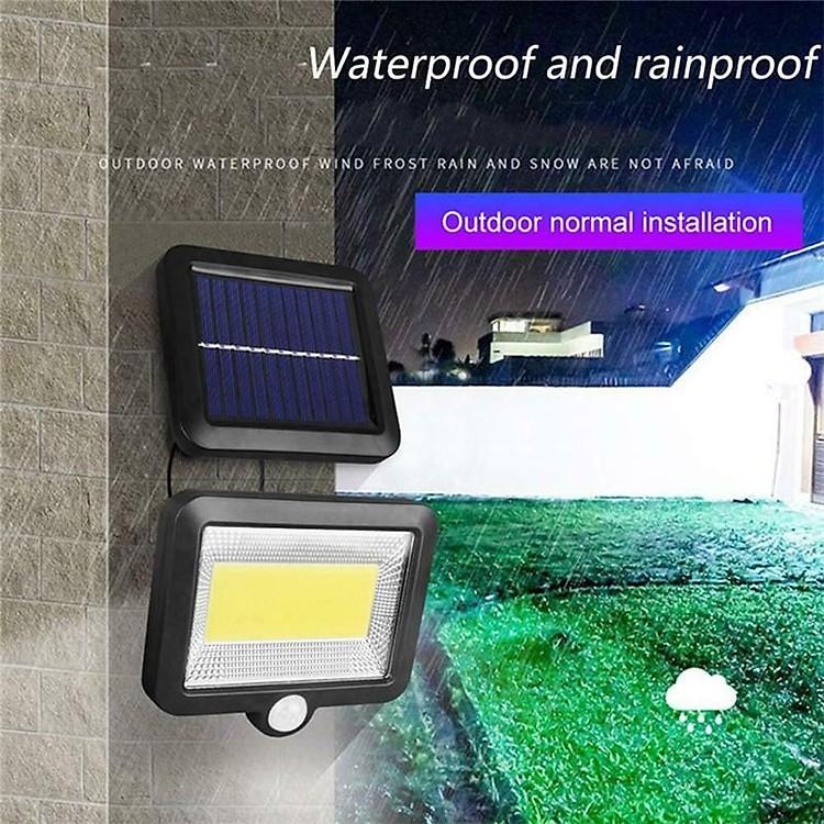 Đèn năng lượng mặt trời solar light mini giá rẻ có điều khiển dùng trong nhà và sân vườn, cảm biến chuyển động SL-F120