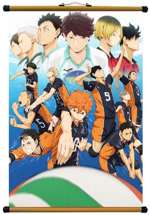 Tranh ảnh treo tường Haikyuu có khung nẹp