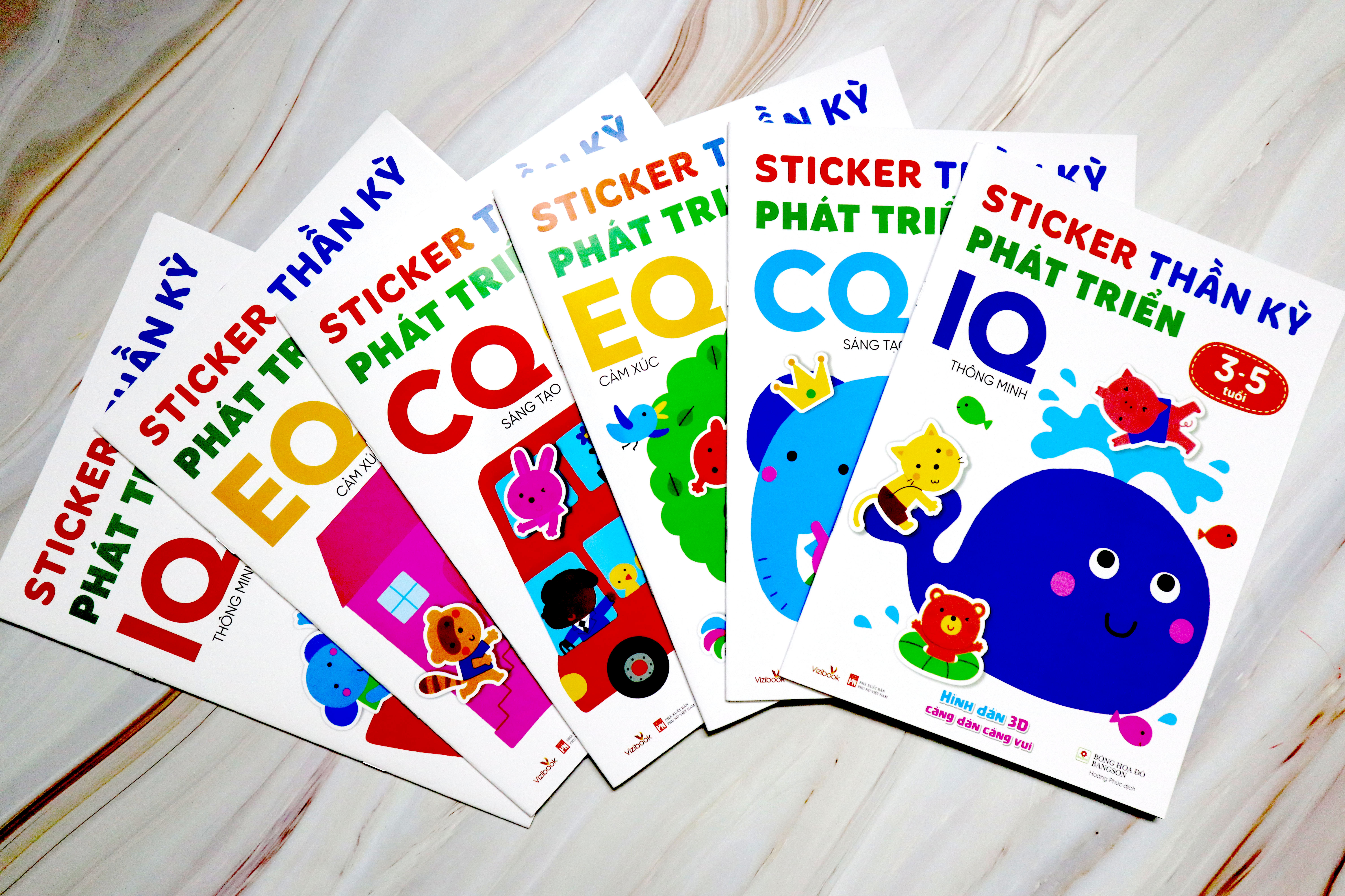 STICKER THẦN KỲ PHÁT TRIỂN (2-4 TUỔI) - COMBO 3 CUỐN