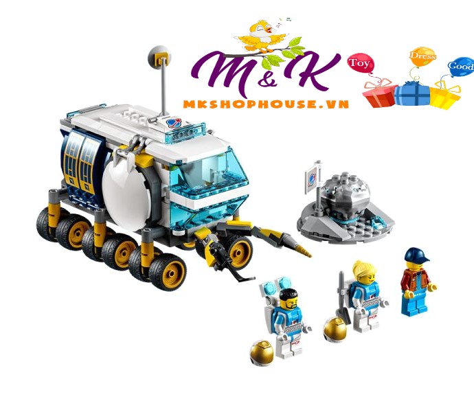 LEGO CITY Xe Thám Hiểm NASA Mặt Trăng 60348