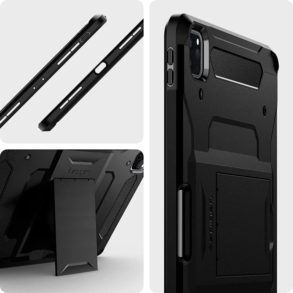 Ốp Lưng Dành Cho iPad Pro 12.9 SPIGEN Case Tough Armor Pro Độ bền cao, đạt các tiêu chuẩn về chống shock và các tiêu chuẩn về Drop Test - Hàng Chính Hãng