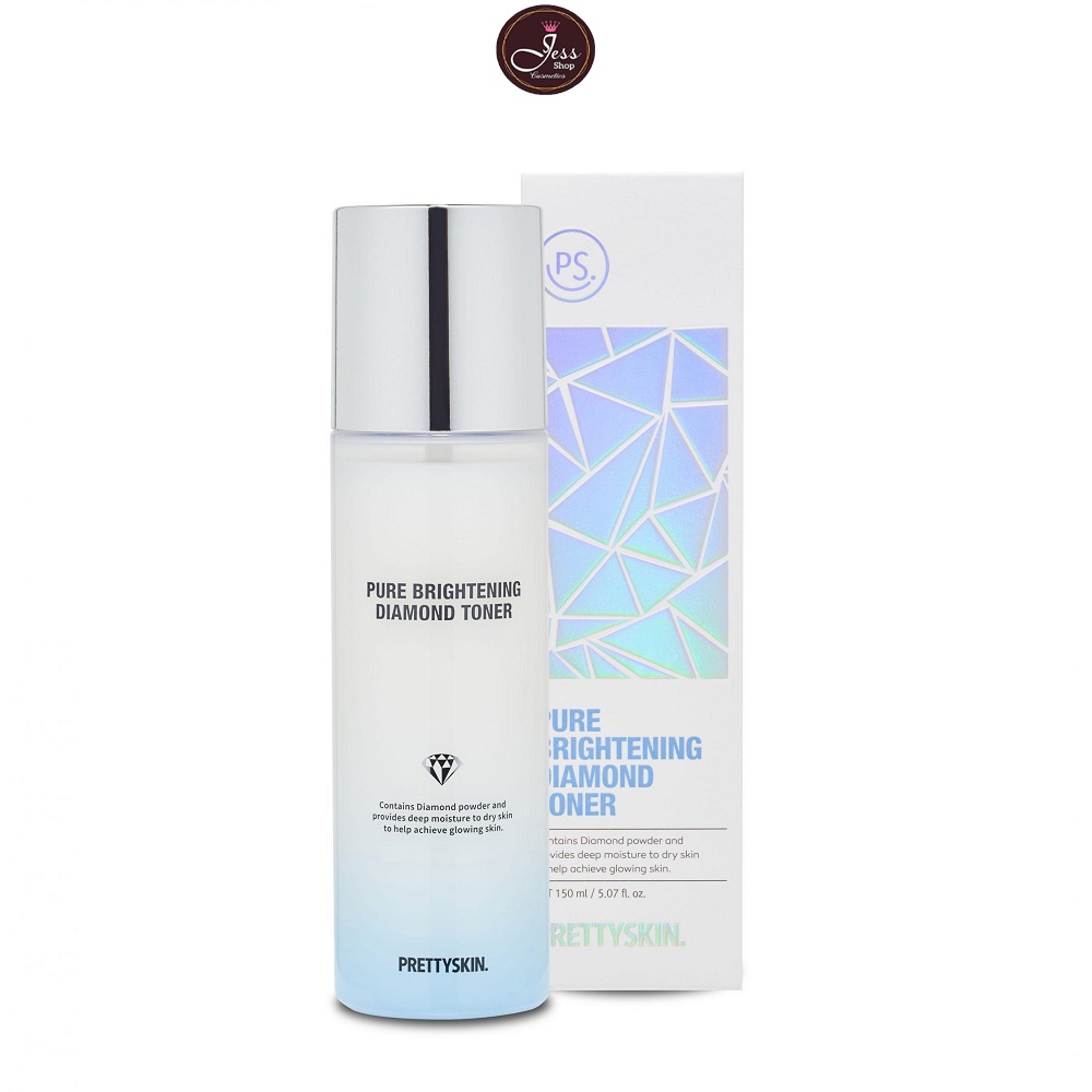 Nước Hoa Hồng Prettyskin Pure Brightening Diamond Toner 150ml