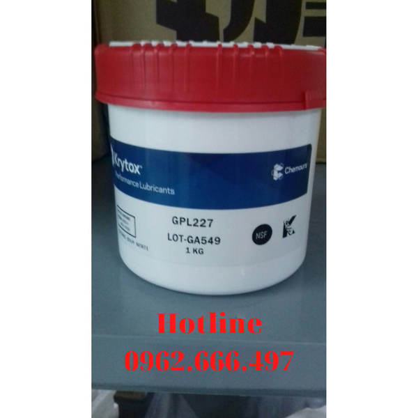 Dầu chịu nhiệt Krytox GPL 227 - 1kg