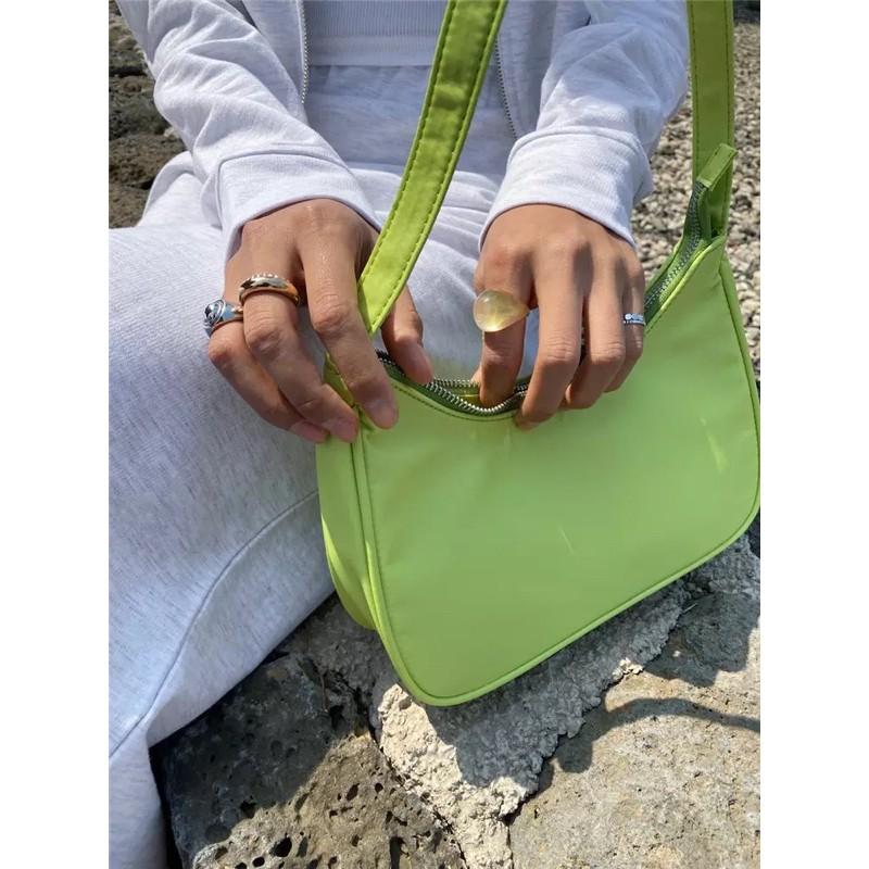 Túi xách hàn quốc - Ví nữ chất liệu vải dù, giỏ thời trang chống nước