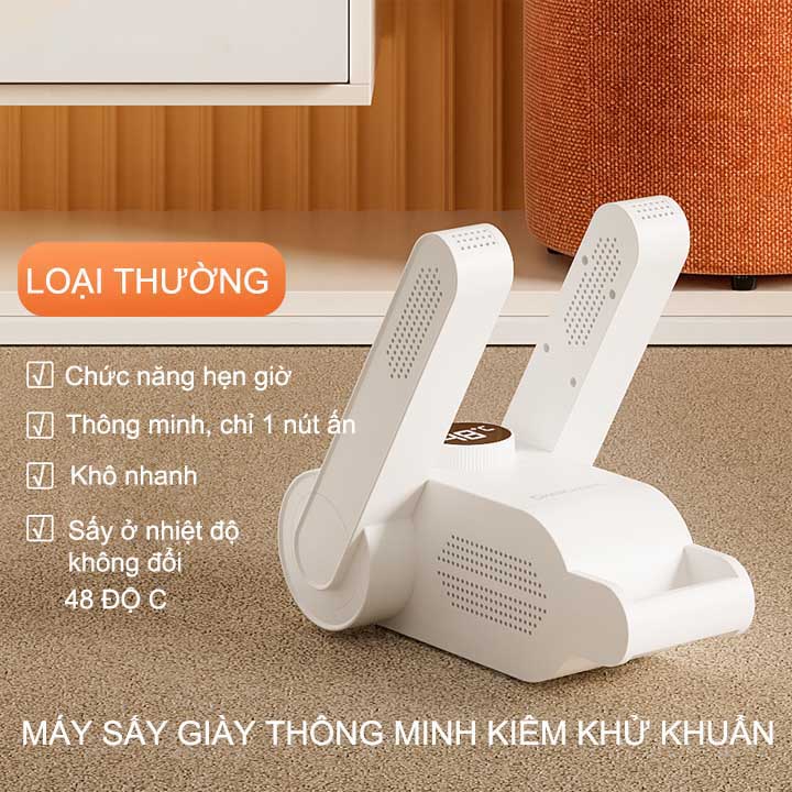 Máy sấy giày đa năng thông minh thế hệ mới ML18T, hẹn giờ tắt 0-120 phút, có loại khử khuẩn UV
