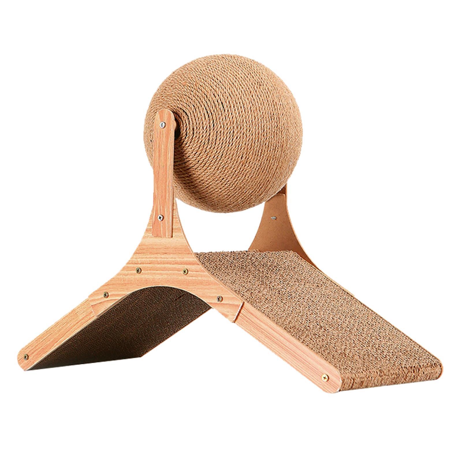 Sisal Cat Scratching Ball for Cats and Kittens Scratcher Scratch Pad Indoor Cats Cardboard Interactive Pet Toy