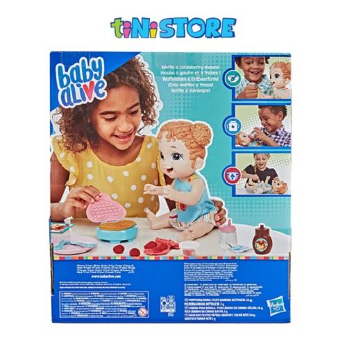 Đồ chơi bé gái Hasbro búp bê tóc vàng làm bữa sáng Baby Alive