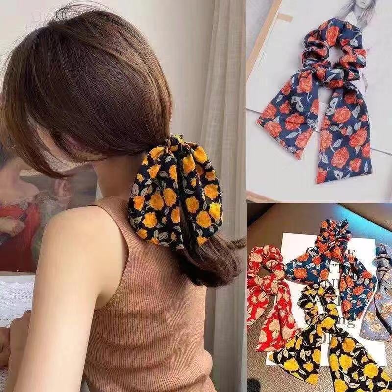 Dây cột tóc phong cách tiểu thư xinh xắn cho nữ phong cách Hàn Quốc