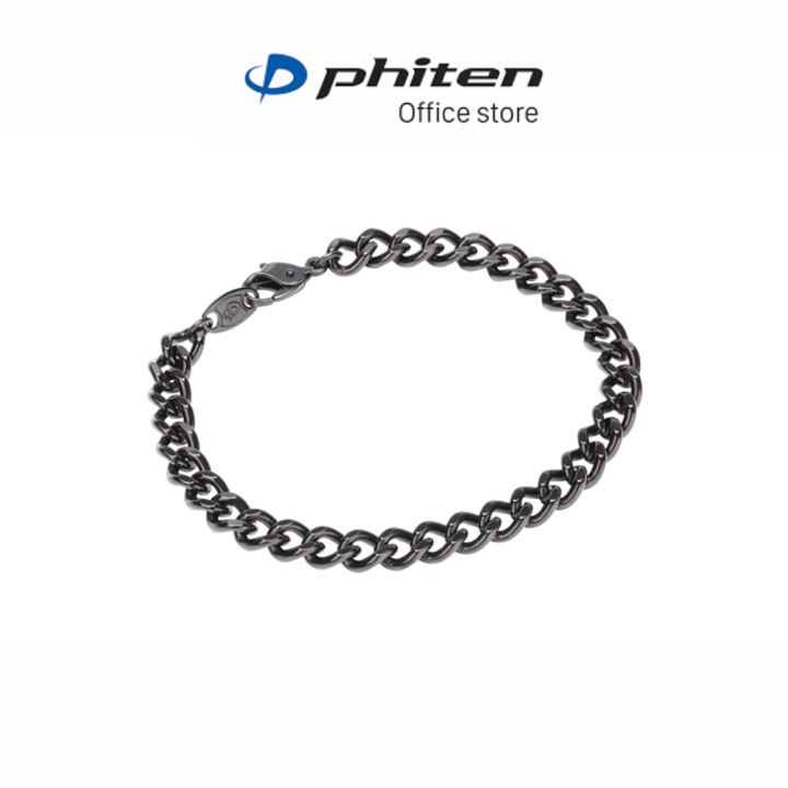 Vòng tay Phiten carbonized titanium chain