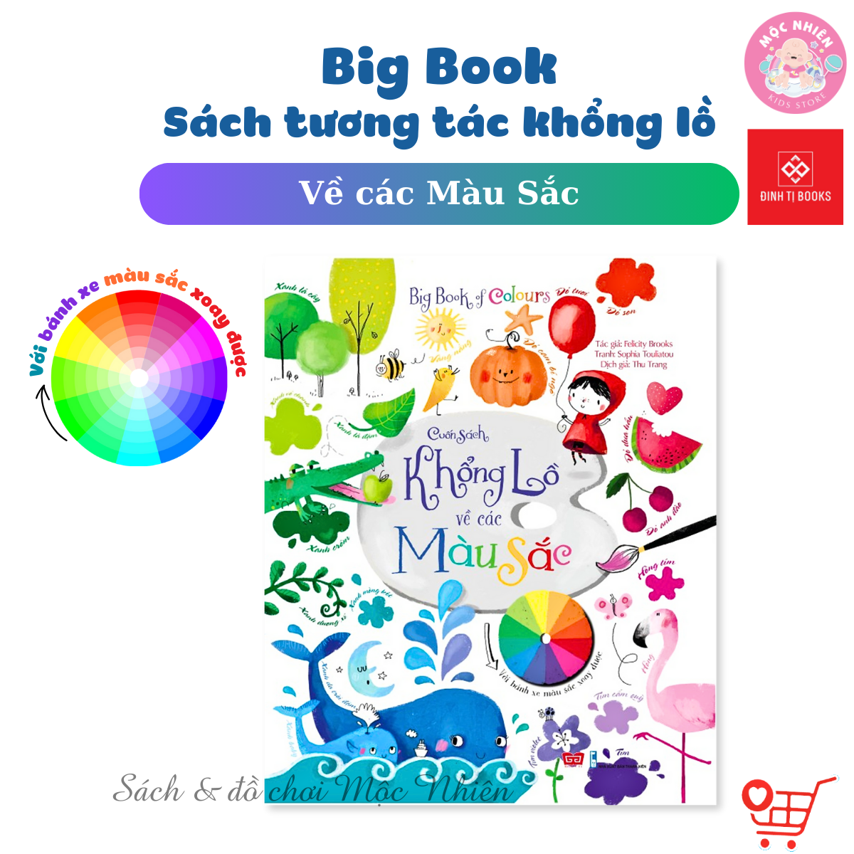 Sách Tương Tác - Big Book - Cuốn Sách Khổng Lồ – Đinh Tị (Nhiều chủ đề)