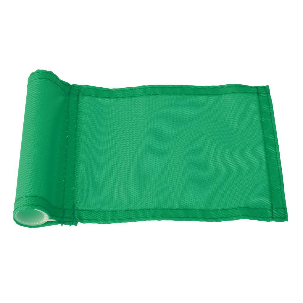 3Pcs Practice Golf Hole Pole Cup Flag,Outdoor Garden Golf Sports Training Aid,Backyard Replacement - Green